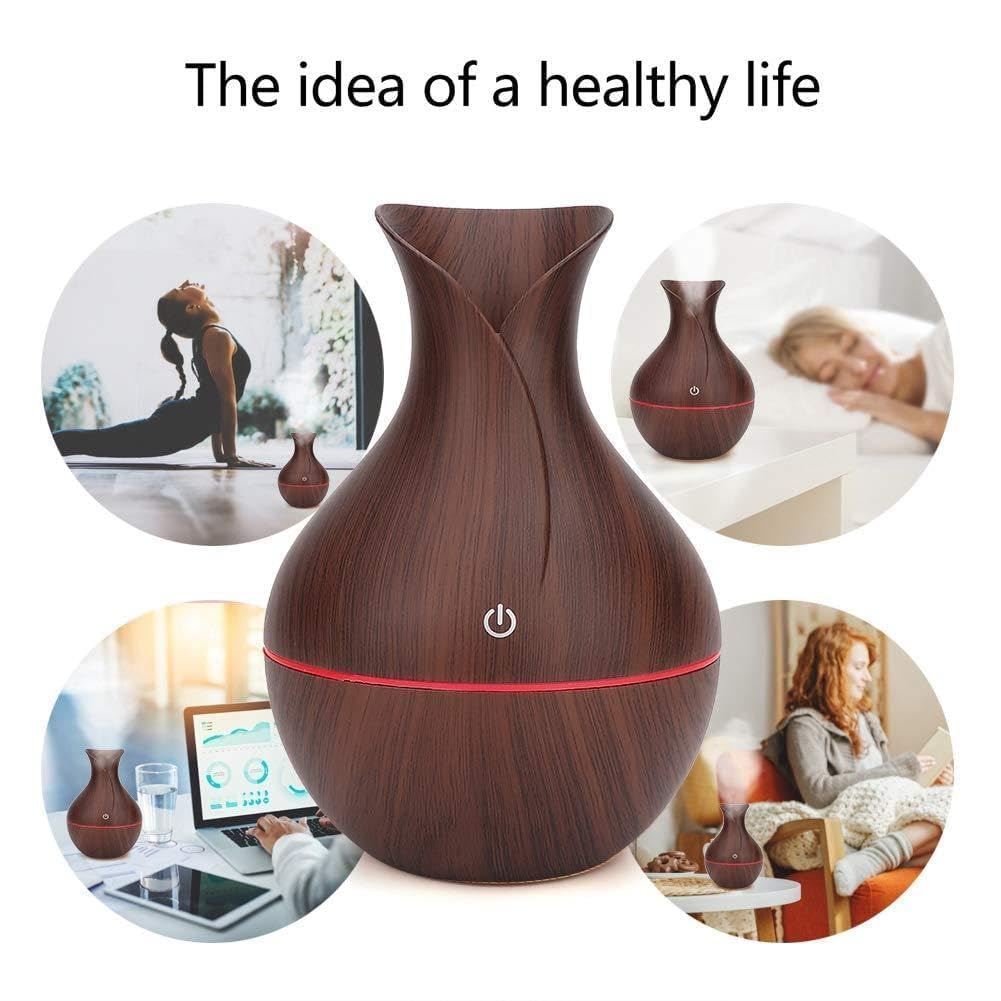 2-in-1 Cool Mist Humidifier & Essential Oil Diffuser with Light