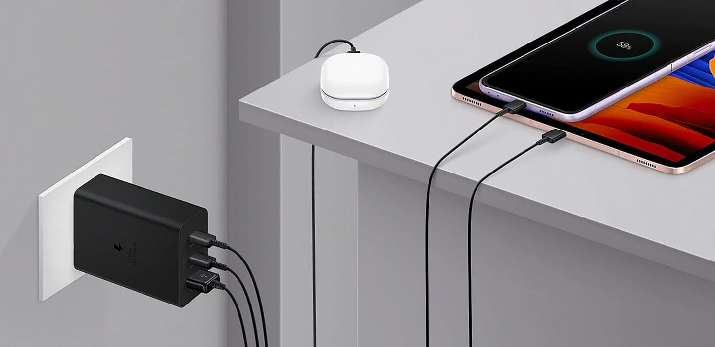 65W Power Adapter Trio for Samsung (without Cable)