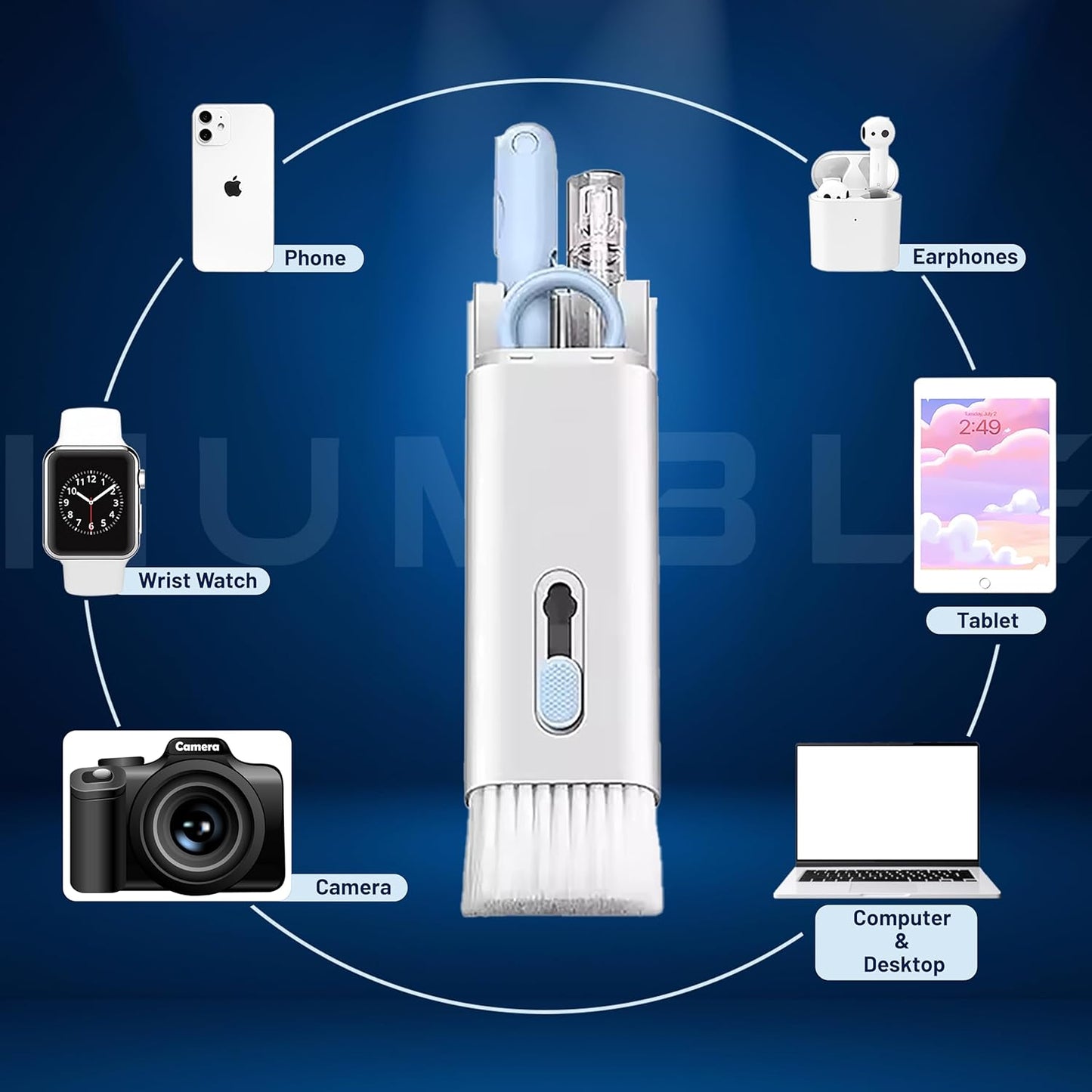 7-in-1 Electronic Cleaner Kit – Keyboard, Laptop & Earbuds