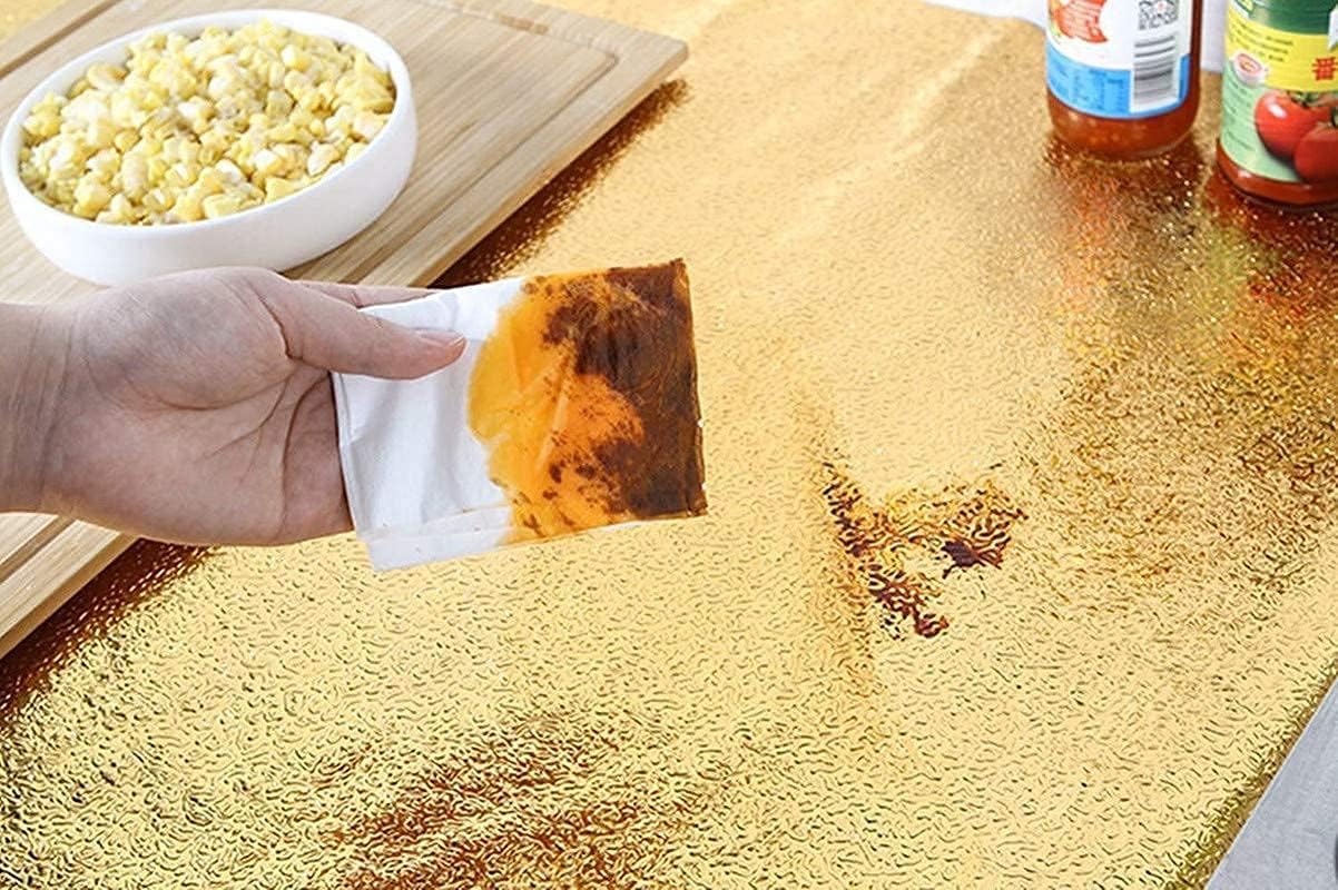 Golden Wallpaper Peel and Stick Waterproof Wallpaper - Golden