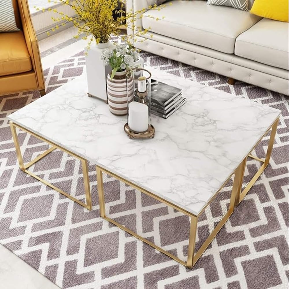 Vinyl Marble Wallpaper Peel and Stick Waterproof Wallpaper - Marble White