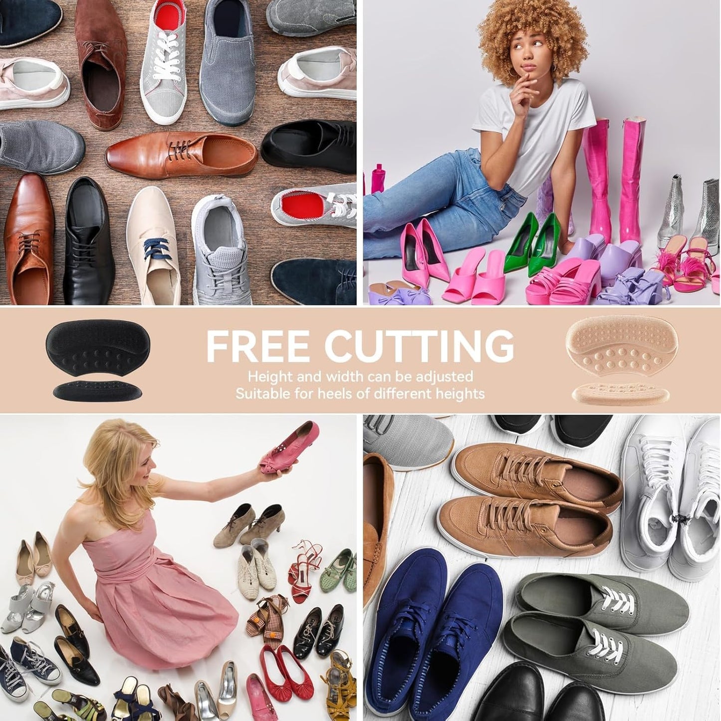 Heel Cushion Pads – Anti-Slip & Comfortable