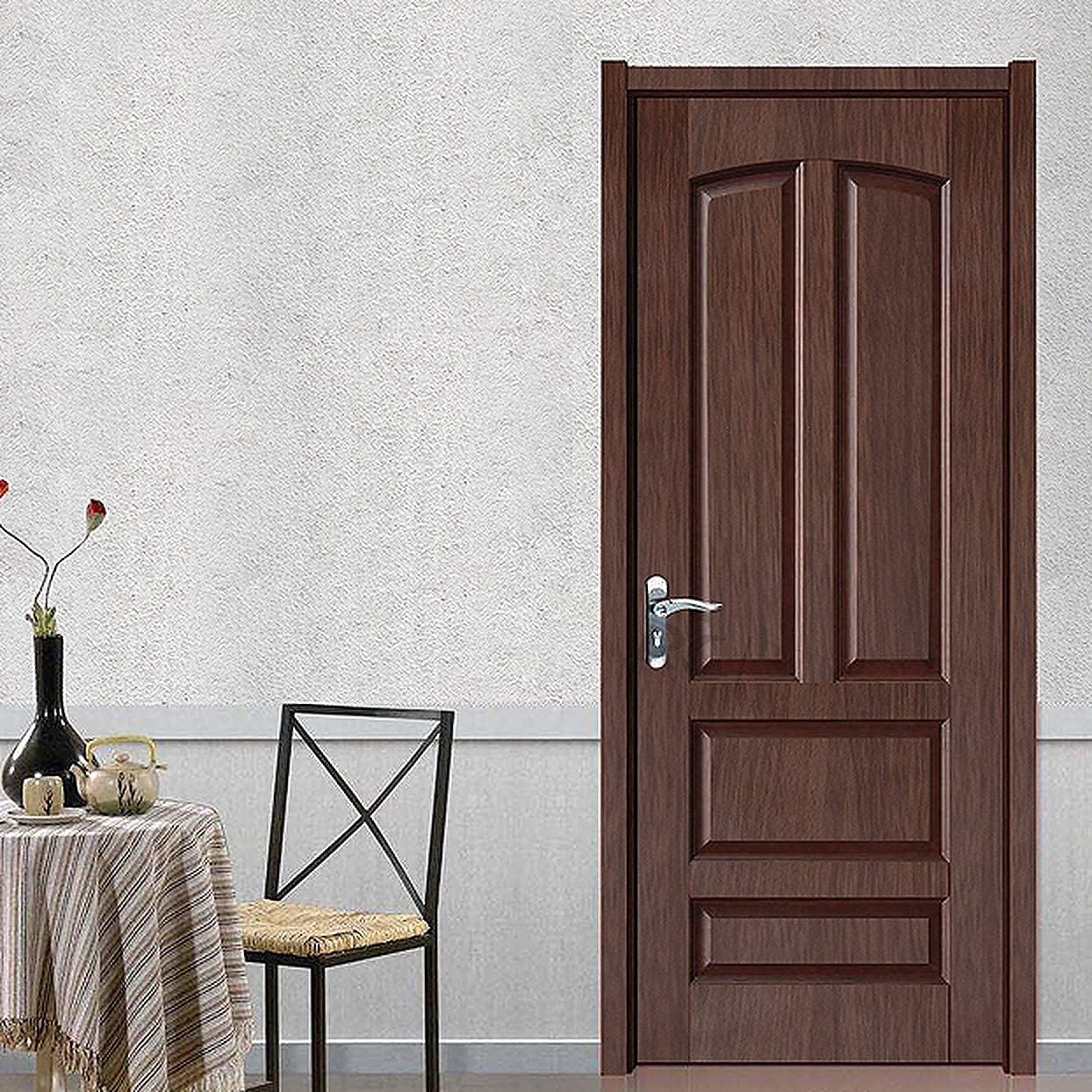 Vinyl Wallpaper Peel and Stick Waterproof Wallpaper - Dark Wood Brown