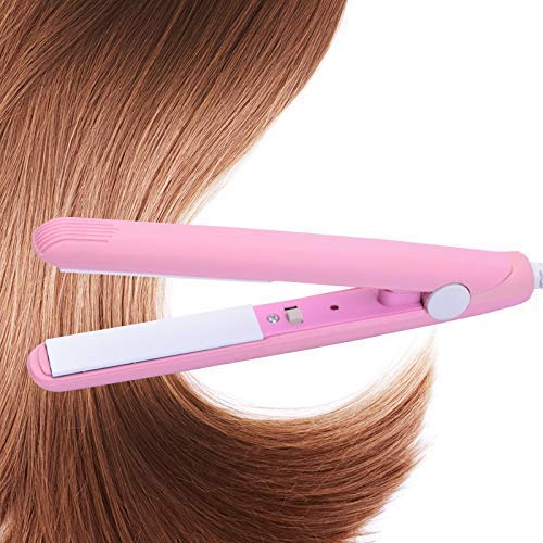 3-in-1 Mini Ceramic Hair Straightener Brush | Fast-Heating Anti-Scald Electric Comb | Perfect Hair Styler for Teens, Women & Men | Travel-Friendly with Storage Case