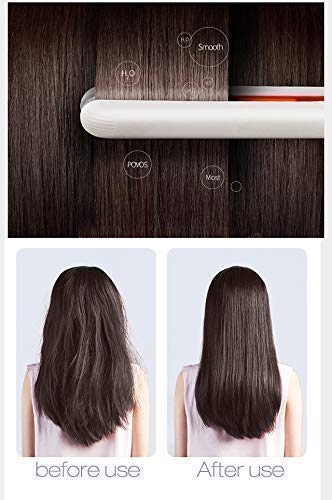 3-in-1 Mini Ceramic Hair Straightener Brush | Fast-Heating Anti-Scald Electric Comb | Perfect Hair Styler for Teens, Women & Men | Travel-Friendly with Storage Case