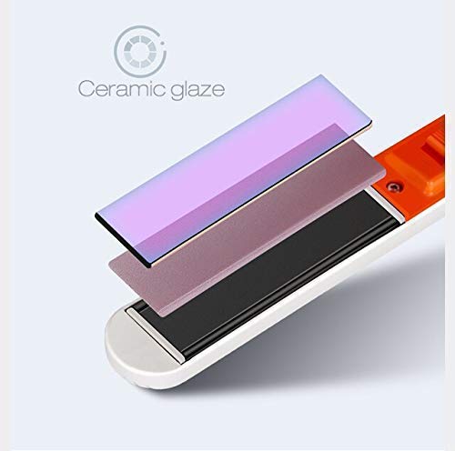 3-in-1 Mini Ceramic Hair Straightener Brush | Fast-Heating Anti-Scald Electric Comb | Perfect Hair Styler for Teens, Women & Men | Travel-Friendly with Storage Case