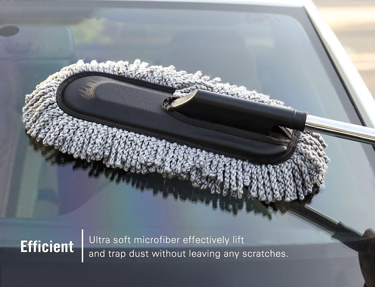 Microfiber Flexible Duster Car Wash | Versatile Cleaning Brush with Expandable Handle | Ideal for Home, Kitchen, and Car Cleaning Accessories