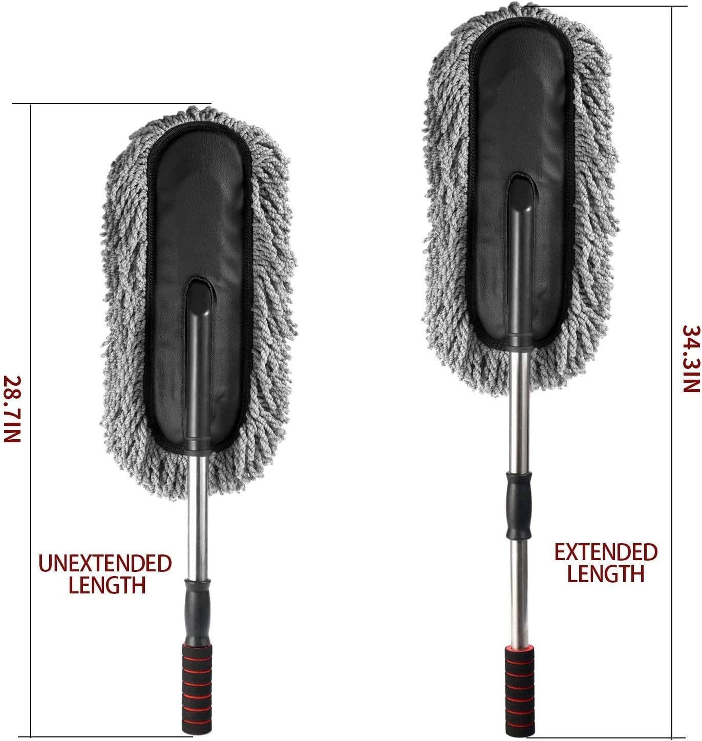 Microfiber Flexible Duster Car Wash | Versatile Cleaning Brush with Expandable Handle | Ideal for Home, Kitchen, and Car Cleaning Accessories
