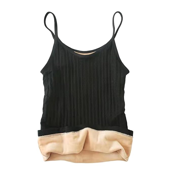 Women’s Velvet Thermal Camisole Slim-Fit Stretch Vest