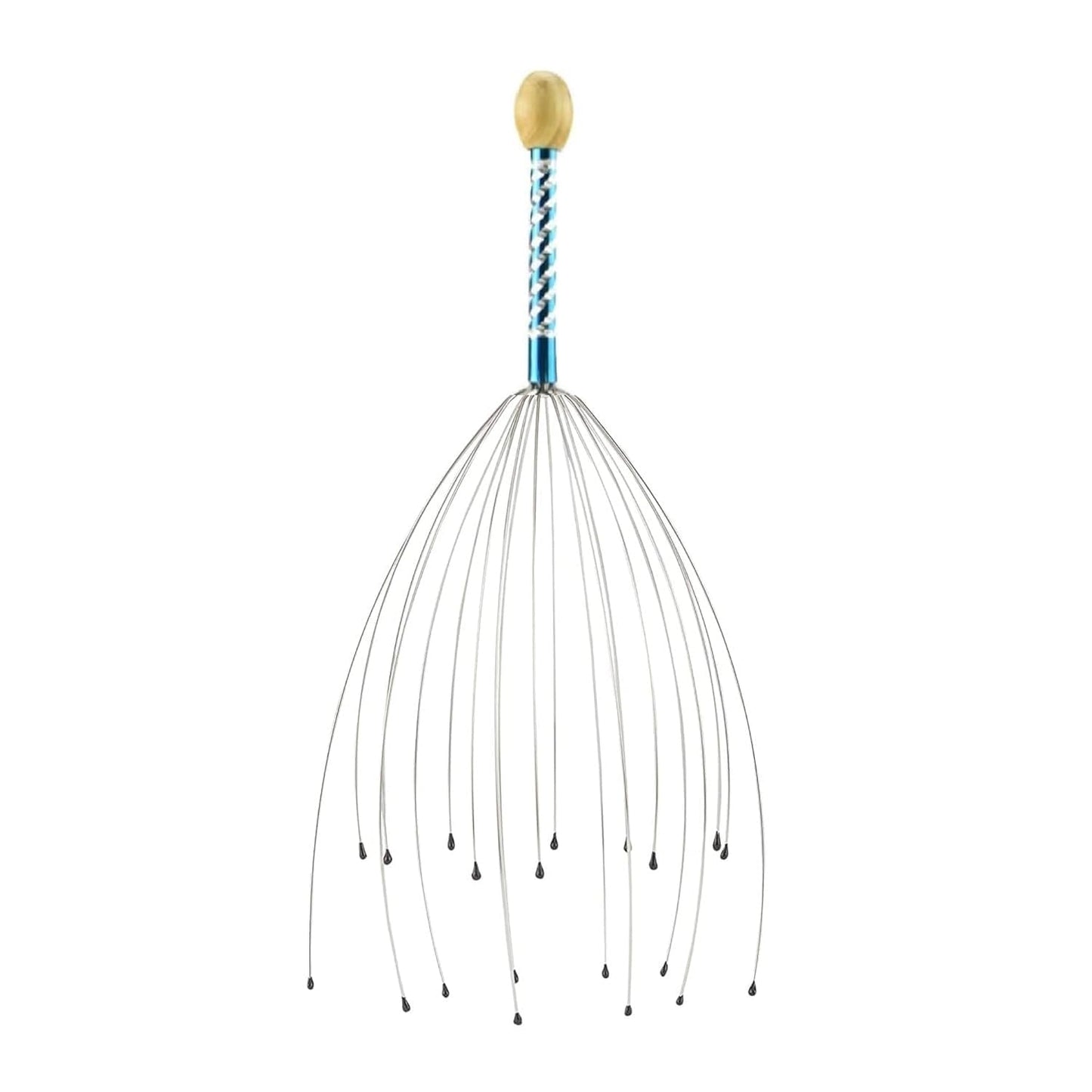Bokoma 12-Finger Scalp Massager for Stress Relief, Hair Growth, and Relaxation – Head Massager with Bristles