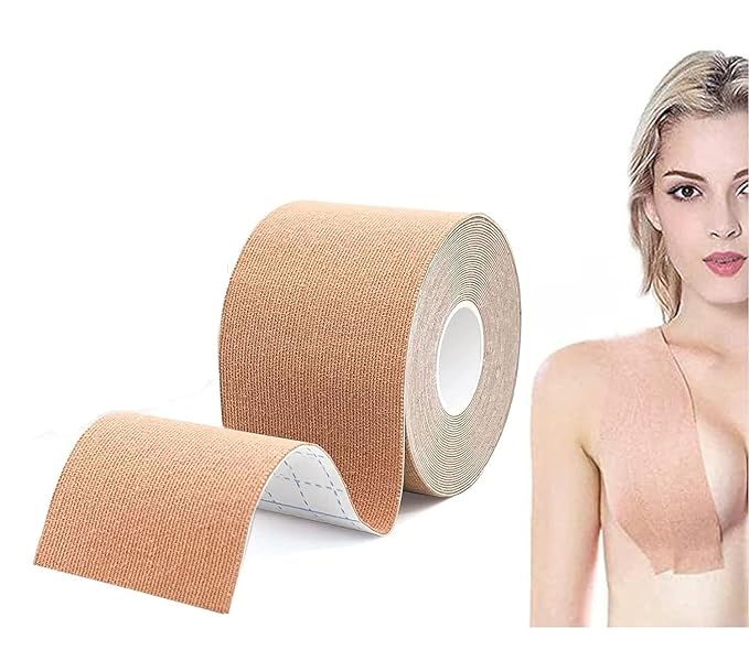 Boob Tape with 10 Nipple Pasties for Breast Lift for Strapless Dress for Women Nipple Tape for Women Lifting Body