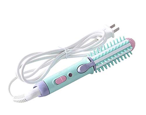 2-in-1 Mini Hair Styler - Ceramic Curling Wand & Straightener Combo | 25W Travel-Friendly Iron for Frizz-Free Styling (Multicolor)