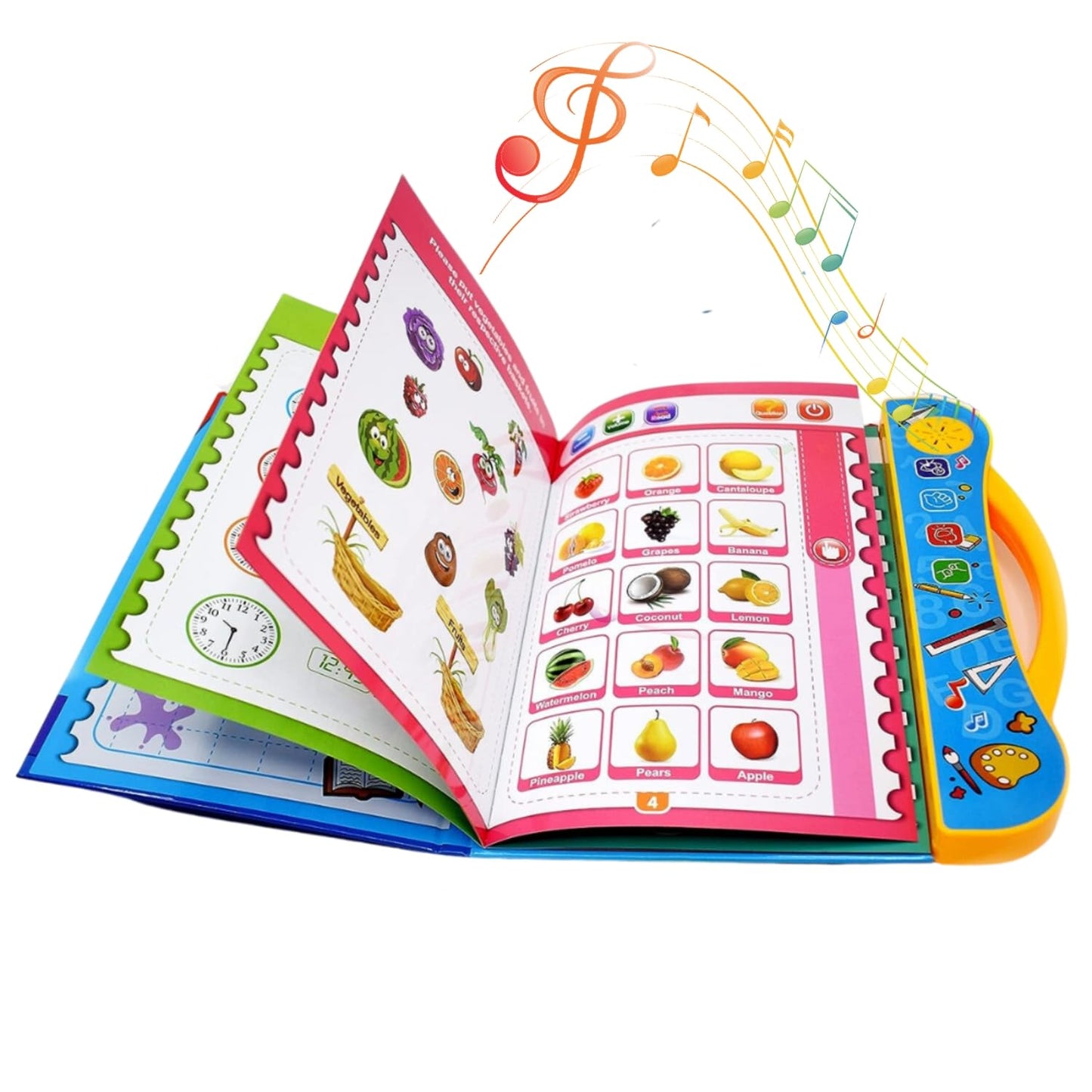 Interactive Musical Intelligence Book for Kids Electronic Activity Book for Boys and Girls (3+ Years)