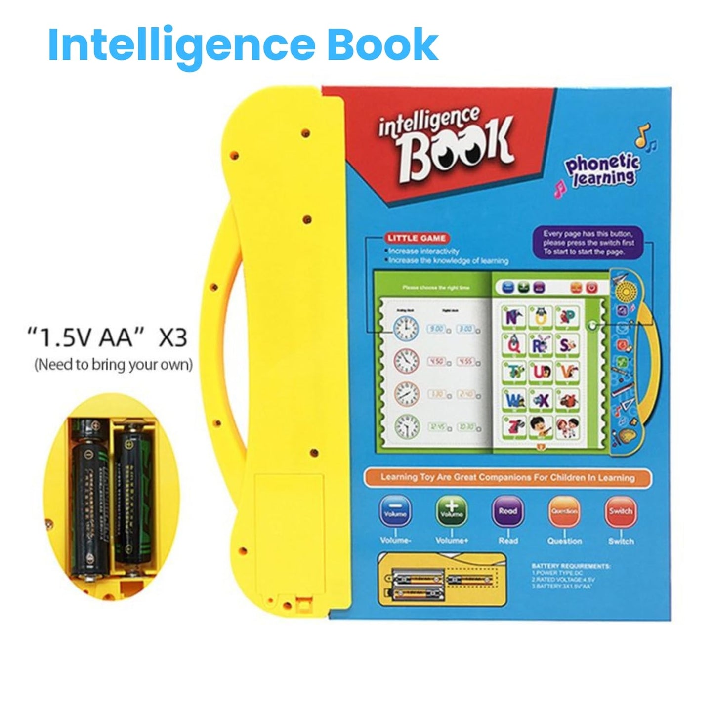 Interactive Musical Intelligence Book for Kids Electronic Activity Book for Boys and Girls (3+ Years)