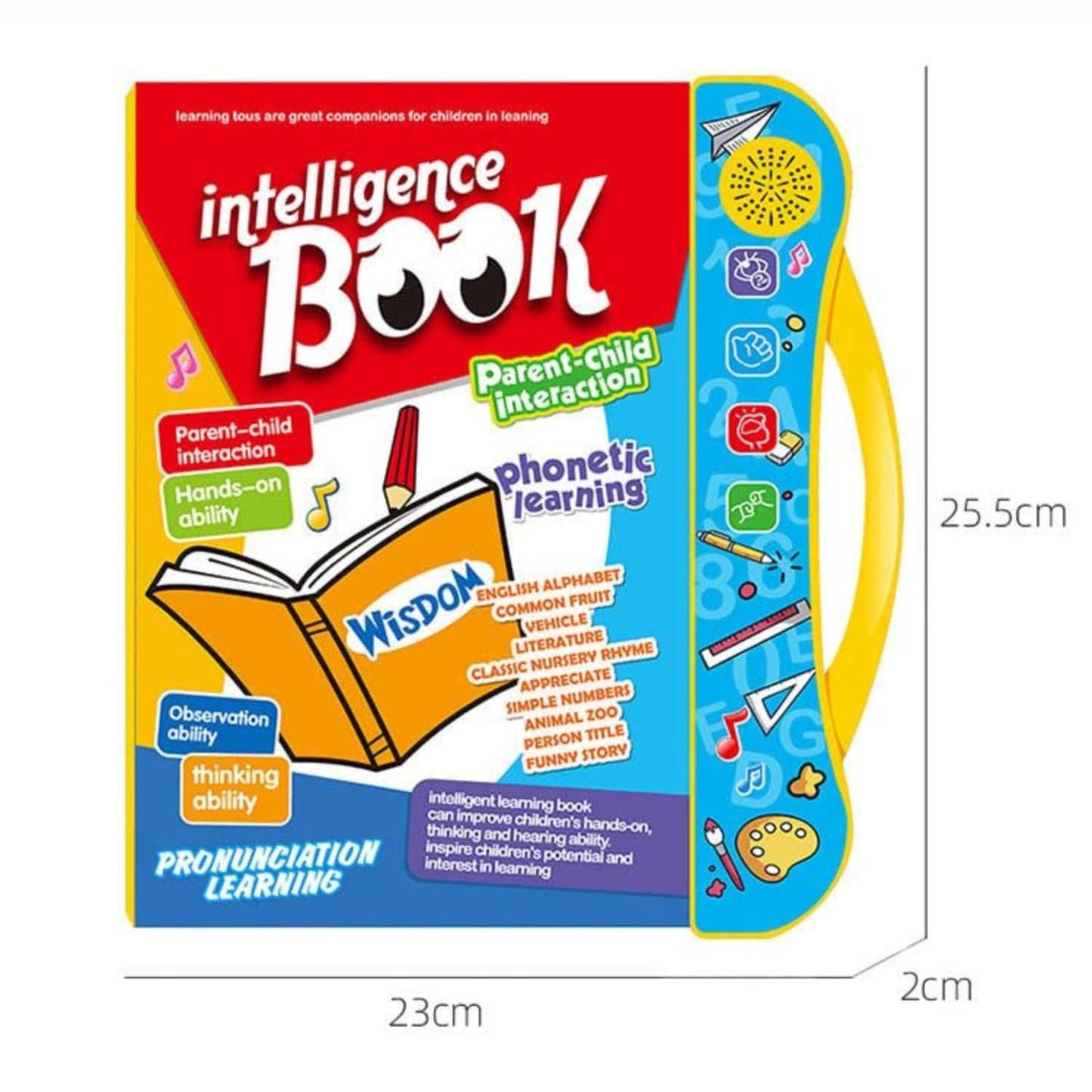 Interactive Musical Intelligence Book for Kids Electronic Activity Book for Boys and Girls (3+ Years)