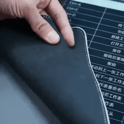 Keyboard Pad with Microsoft Software Shortcuts Cheat Sheet Mouse Anti-Slip Desk Mat (80x30cm)