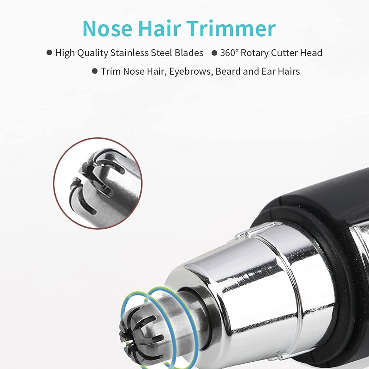 3 in 1 Electric Nose Ear and eyebrows Hair Trimmer for Men