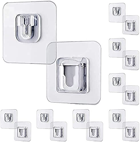 Self Adhesive Plastic Male/Female Wall Sticker Hooks 1 Pc