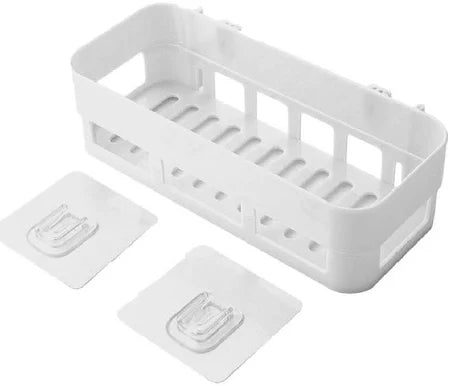 Plastic Wall Shelves With Magic Stickers for Kitchen and Bathroom 1 piece