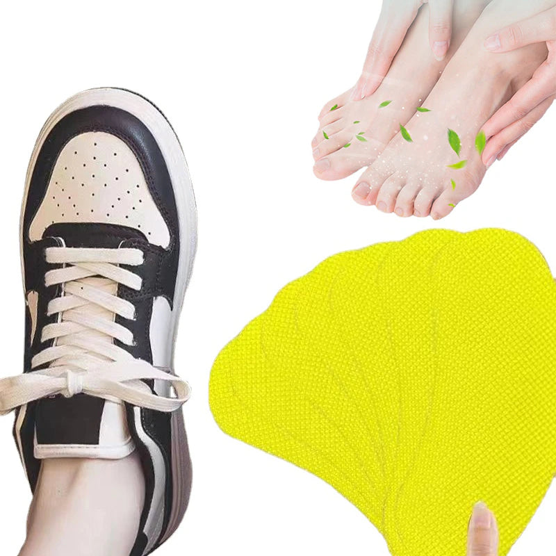 10Pcs Shoe Deodorant Patches - Odor Removal & Anti-Bacterial Stickers