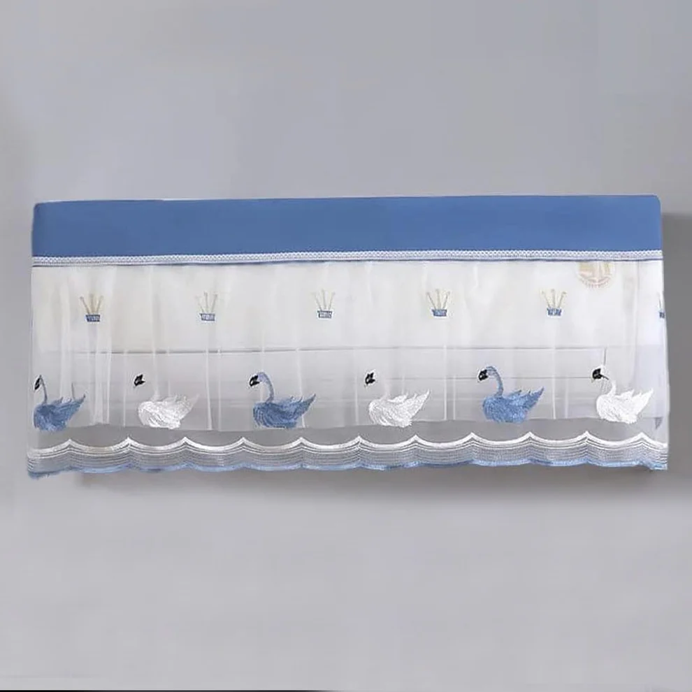 New Embroidered Air Conditioning Dust Cover Designer Ac Cover for Indoor Split Ac 1-1.5 ton (1-1.5 Ton Split AC)