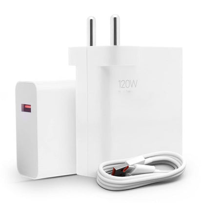 120W Hyper Charge Adapter Cable Combo Superfast 6A Type C For Redmi Note 12 Series, Mi 11 Hyper Charge, Mi 11T & Mi 12pro