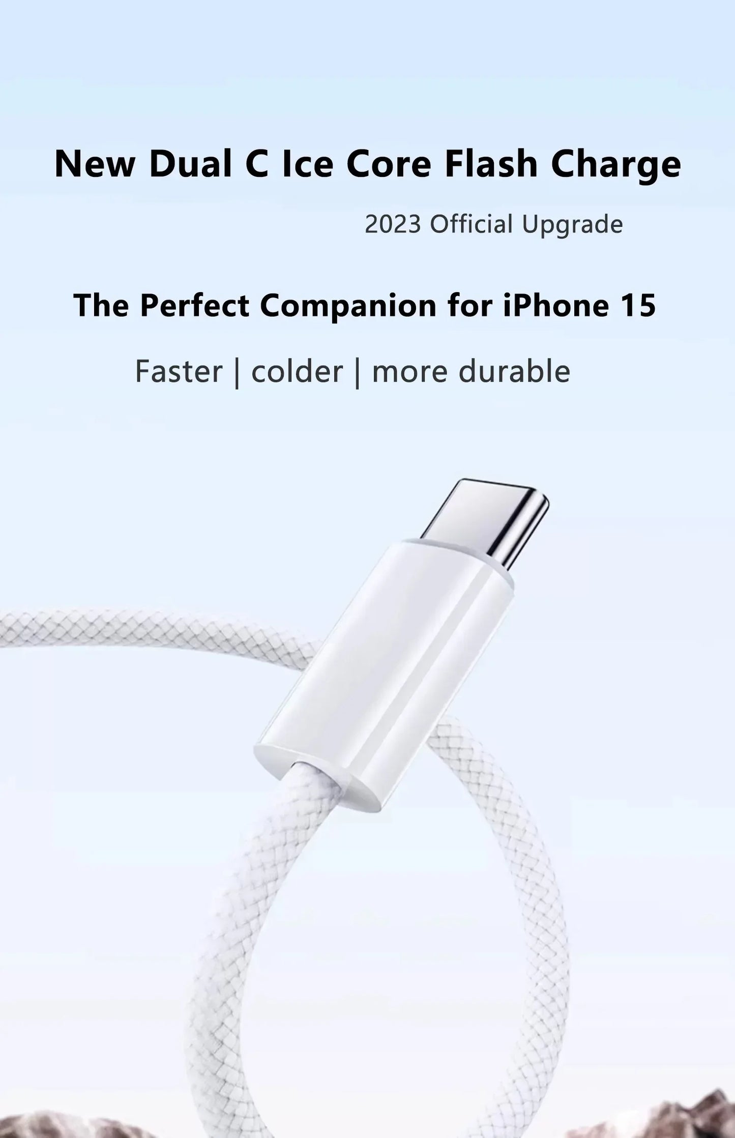 35W PD With USB C Fast Charger Type C Cable for iPhone 15 Pro Max iPad 10 iPhone 15 Plus USB-C to USB-C Charging Data Cable 1m