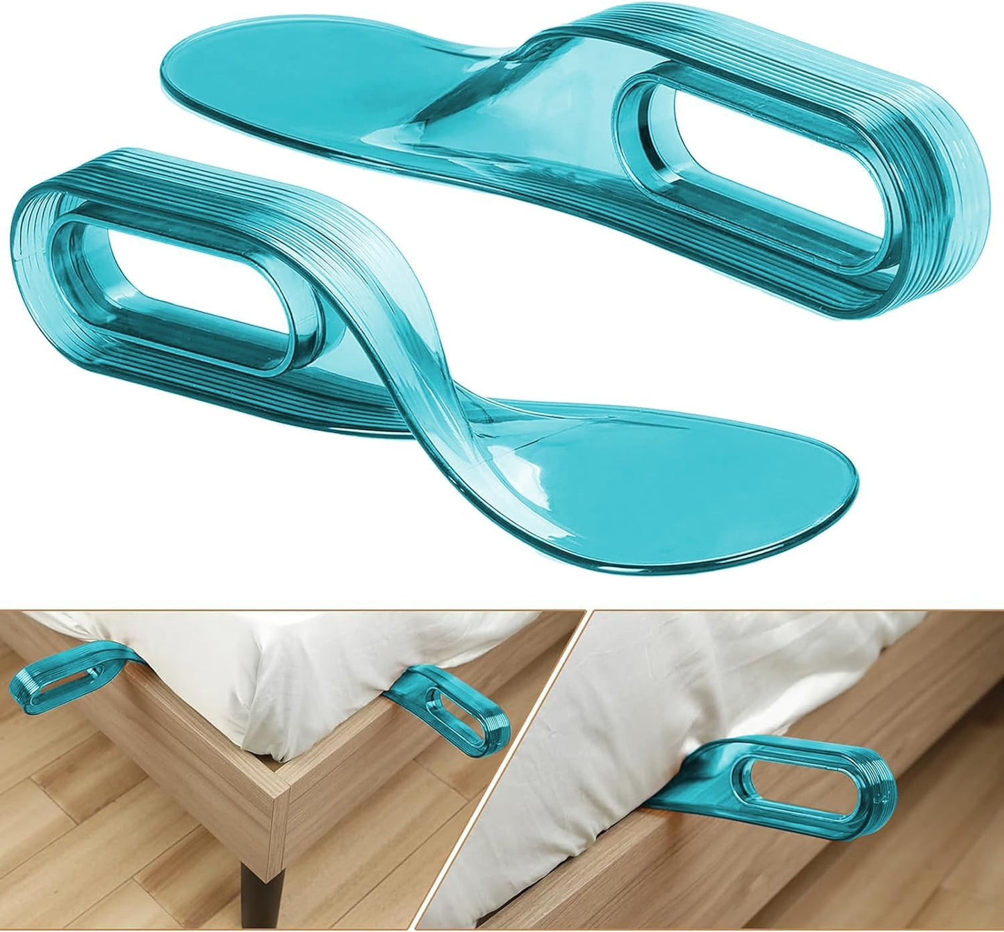 2 Pcs Mattress Lifter & Bed Sheet Tucker Tool with Ergonomic Handle