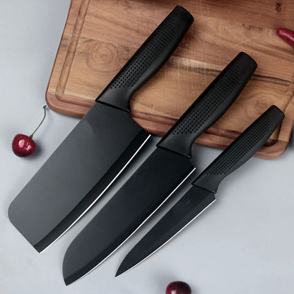🔪 3-Piece Professional Kitchen Knife Set – High Carbon Steel, Non-SlipXL