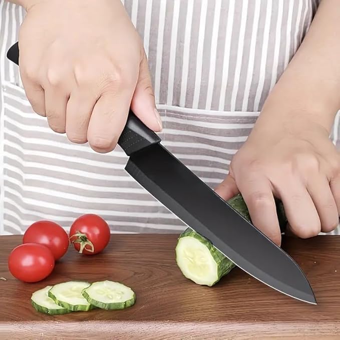 🔪 3-Piece Professional Kitchen Knife Set – High Carbon Steel, Non-SlipXL