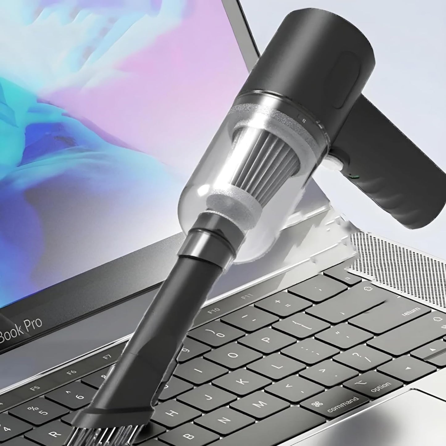 3-in-1 Cordless Vacuum Handheld USB Rechargeable Cleaner, Dust Buster, Air Blower - Ideal for Car, Home, Office - Powerful Pet Hair Cleaning