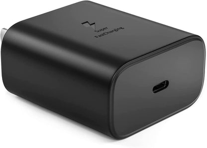 45W Type C Samsung Super Fast Charging Wall Charger with 1m Cable for Samsung Galaxy S24 Ultra