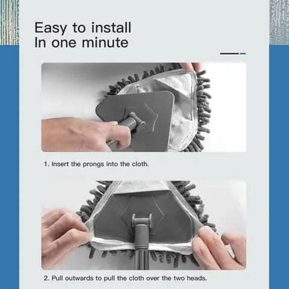 Triangle Mop: Microfiber Effortless Cleaning Solution for Every Surface