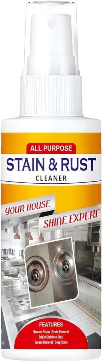 2 IN 1 STAIN and RUST REMOVER SPRAY Stain Removal Cleaning Solution
