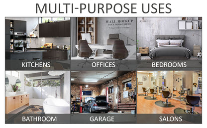 5-Hook Stainless Steel Door & Wall Organizer for Clothes & Bags