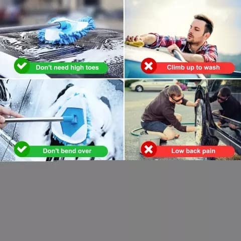 Triangle Mop: Microfiber Effortless Cleaning Solution for Every Surface