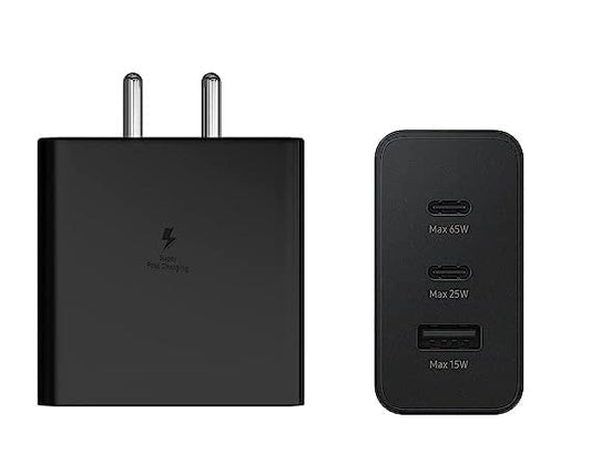 65W Power Adapter Trio for Samsung (without Cable)