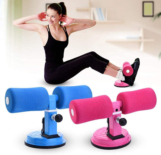 Adjustable Sit-Up & Push-Up Bar with Suction for Home Gym