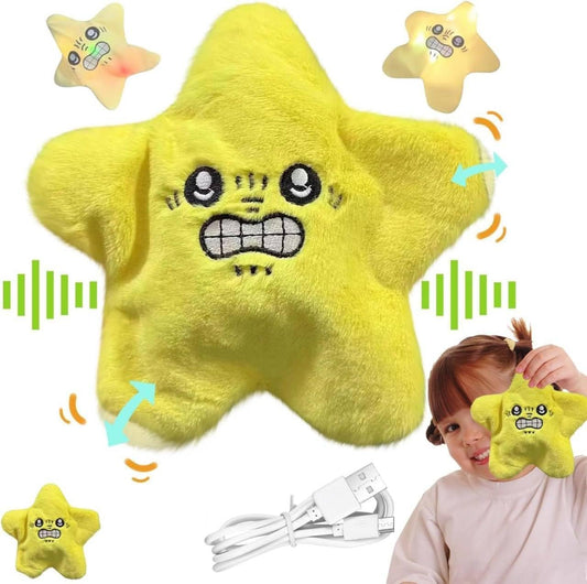 Angry Starfish Plush Toy with Sound & Moving Action