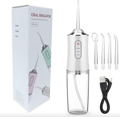 Cordless Water Flosser with 3 Modes & 4 Jet Tips
