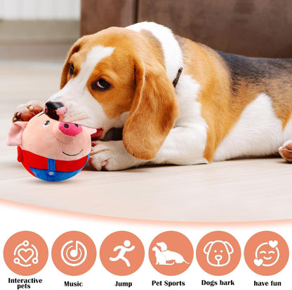 Dancing & Singing Pig Plush Toy – Interactive Moving Pet Toy