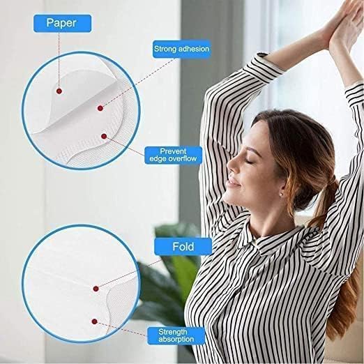 Disposable Underarm Sweat Pads – Absorbent, Odor Control (12 pcs)