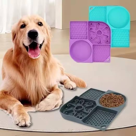 Dog & Cat Lick Mat Slow Feeder | Anxiety Relief & Strong Suction