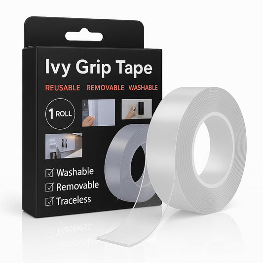 Double-Sided Heavy Duty Mounting Tape – Washable & Reusable