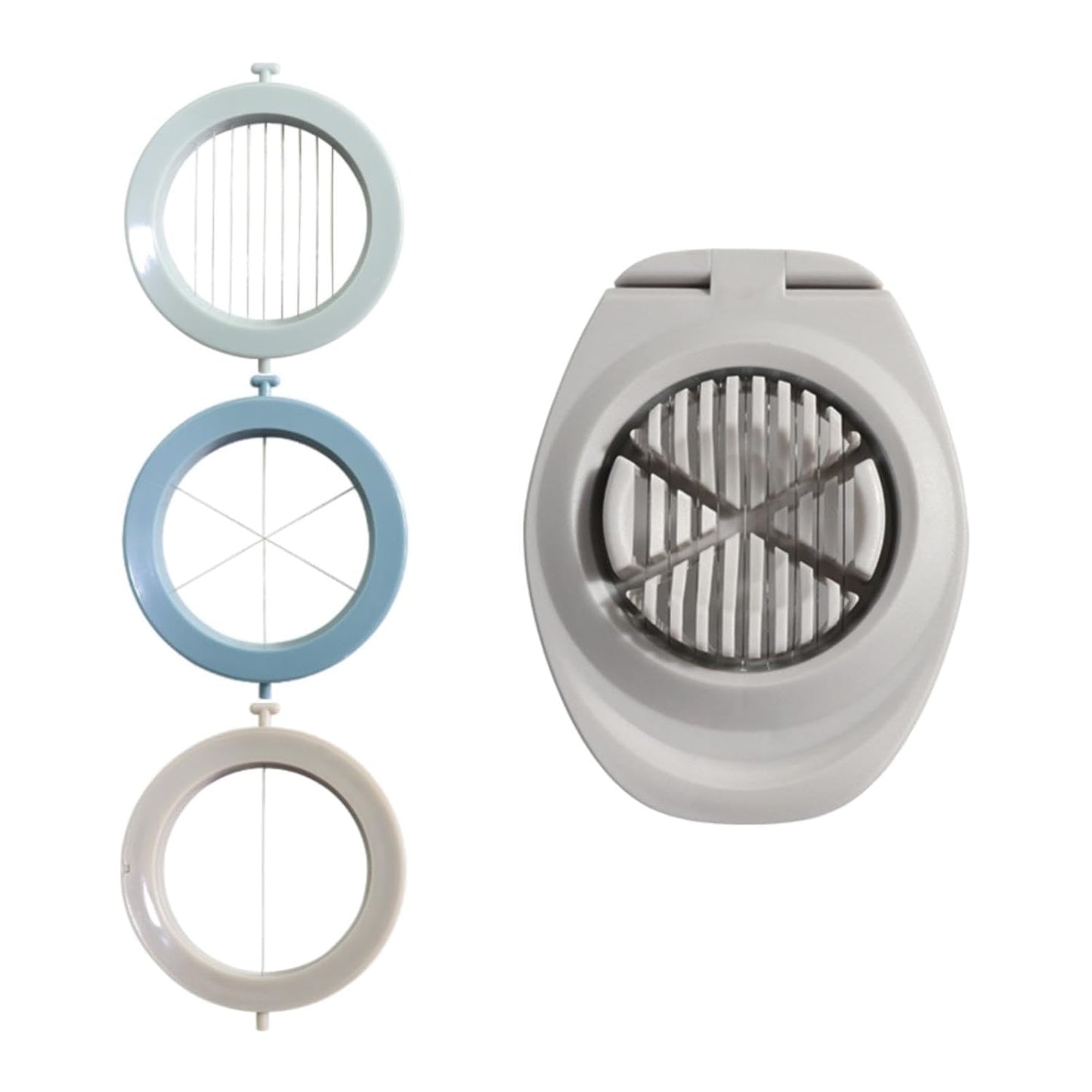 Egg & Strawberry Slicer with Stainless Steel Blades – Kitchen Tool