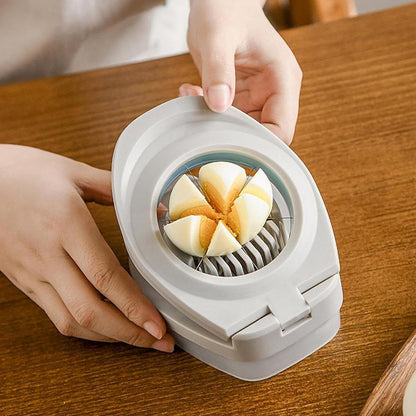 Egg & Strawberry Slicer with Stainless Steel Blades – Kitchen Tool