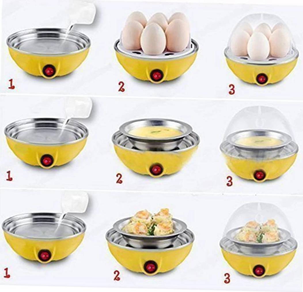 Electric 7-Egg Boiler: Fast, Fluffy Eggs Every Time!