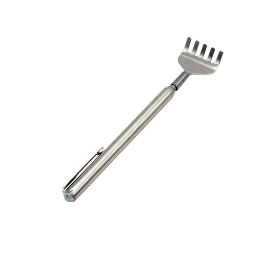 Extendable Stainless Steel Back Scratcher & Hand Massager Stick