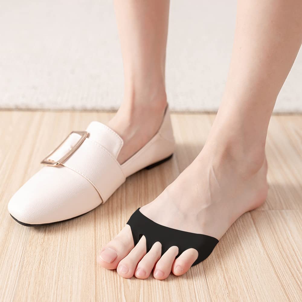 Five Finger Forefoot Cushion Socks Invisible Pain Relief Foot Care Pro