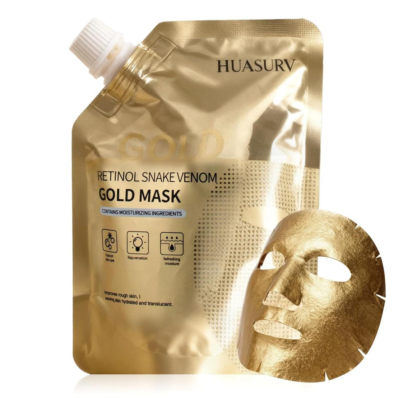 Gold Snake Peptide Firming Face Mask Anti Aging 100ml